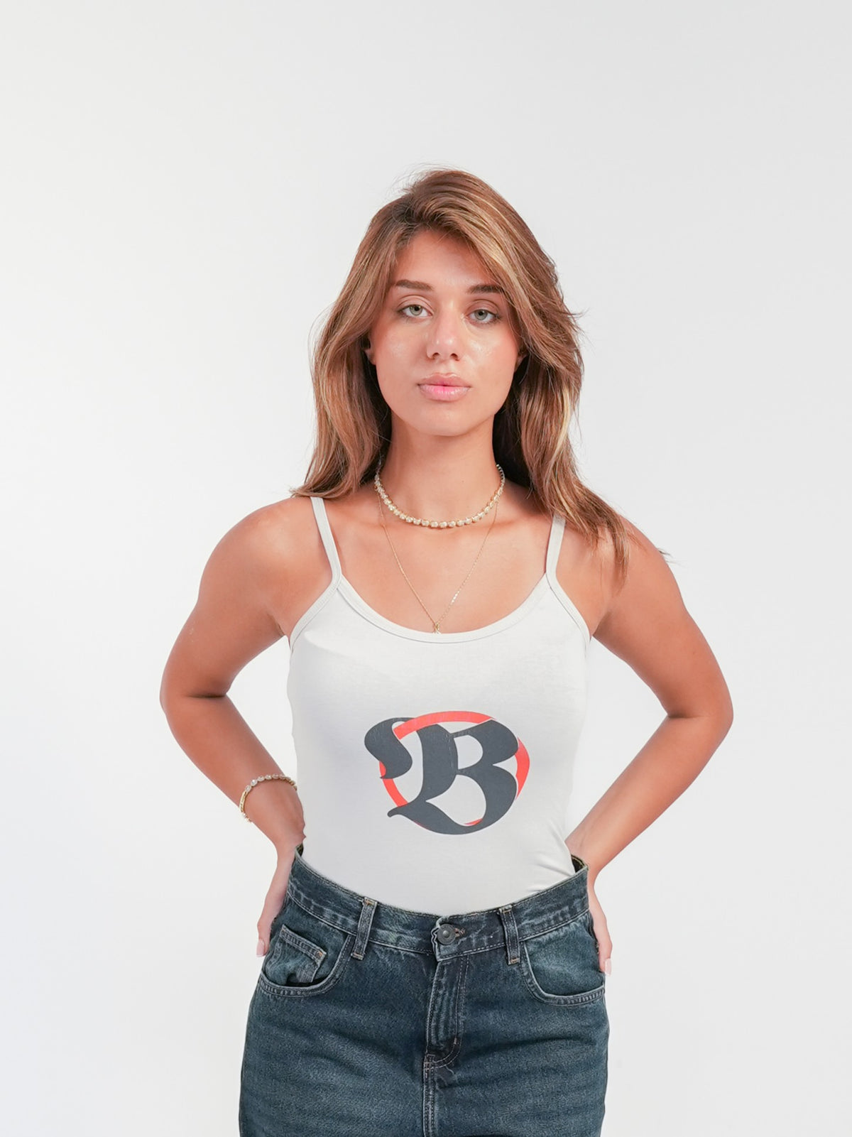 white camisole top