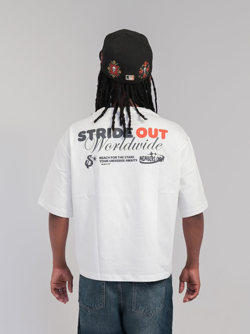 white t-shirt croped fit