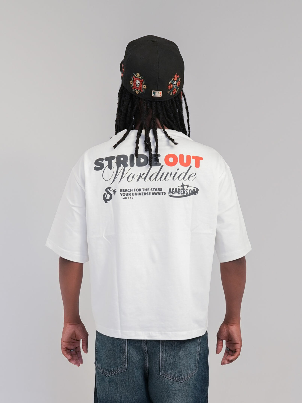 white t-shirt croped fit